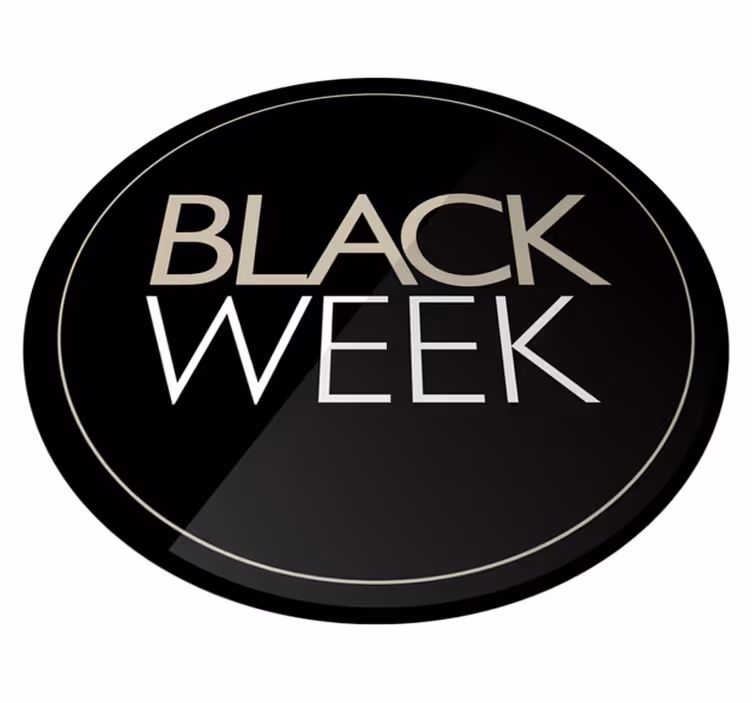 Vinylový koberec black friday promo Černý týden - TenStickers