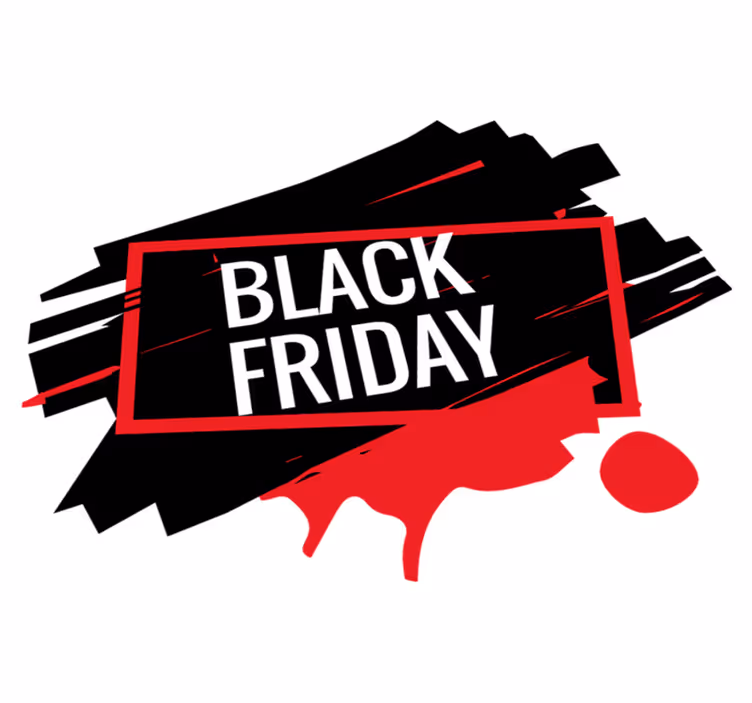 Vinylový koberec black friday moderní samolepka - TenStickers