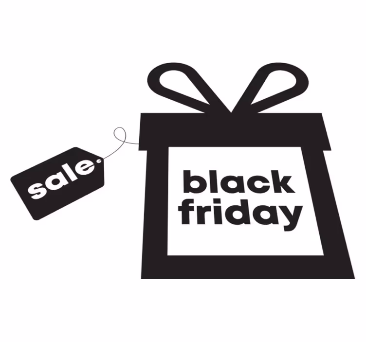 Vinylový koberec black friday jako dárek - TenStickers