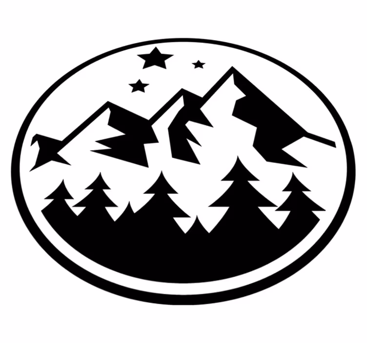 Vinylový koberec s květinami a rostlinami horský les - TenStickers