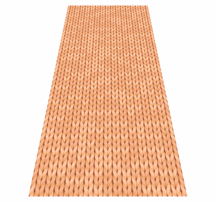 Kuchyňský vinylový koberec béžový textil - TenStickers