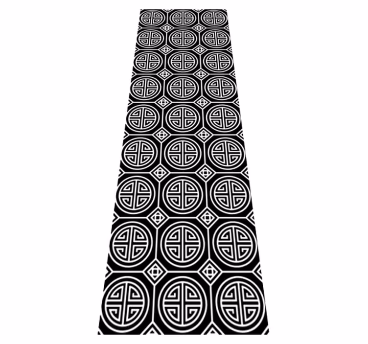 Koupelnový vinylový koberec japonského minimalismu - TenStickers
