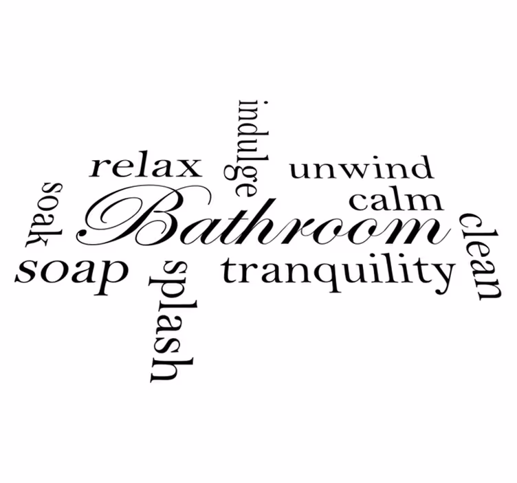 Koupelnový vinylový koberec pro relaxaci - TenStickers
