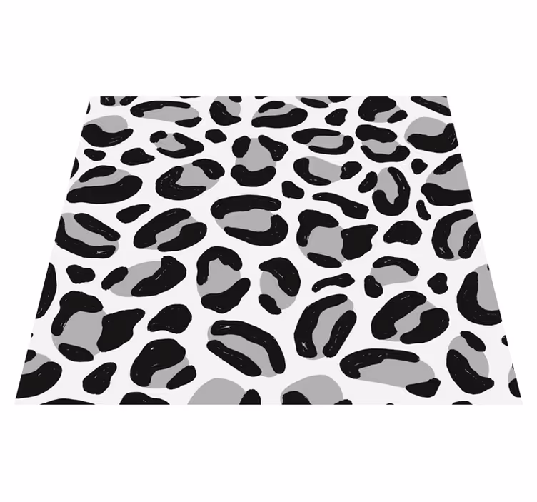Vinylový koberec se zvířecím potiskem leopardí srst - TenStickers