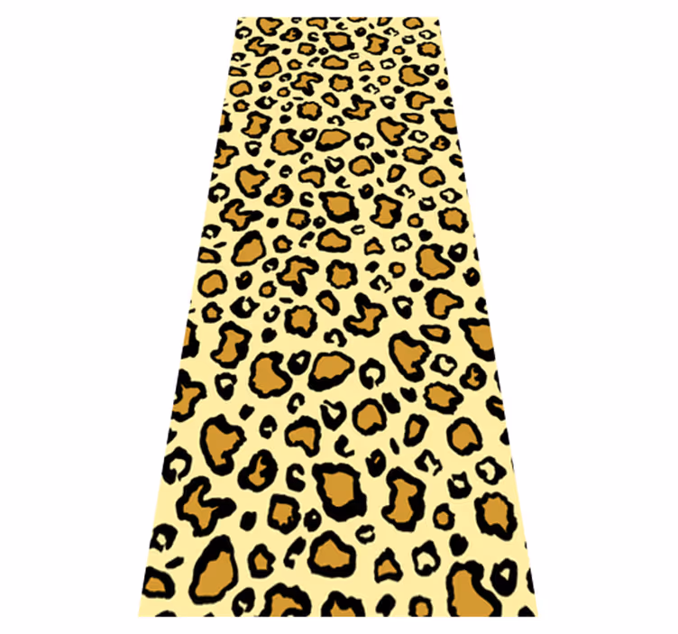 Vinylový koberec se zvířecím potiskem leopardí vzor - TenStickers