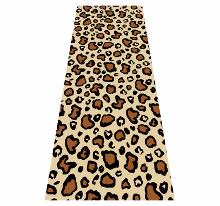 Vinylový koberec se zvířecím potiskem leopardí - TenStickers
