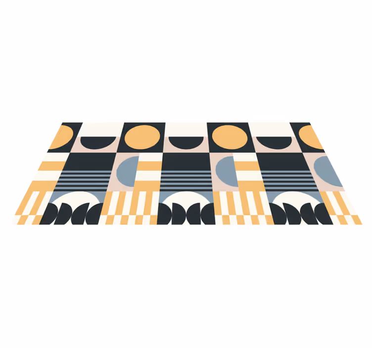 Vinylový koberec obývací pokoj abstraktní moderní vzor - TenStickers