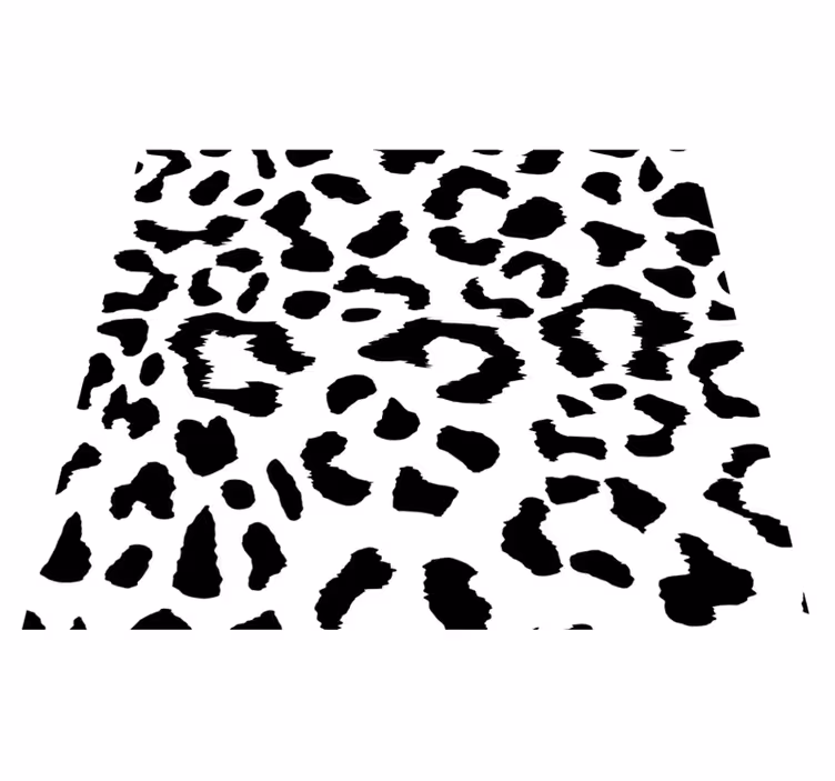 Vinylový koberec do ložnice leopardí vzor - TenStickers