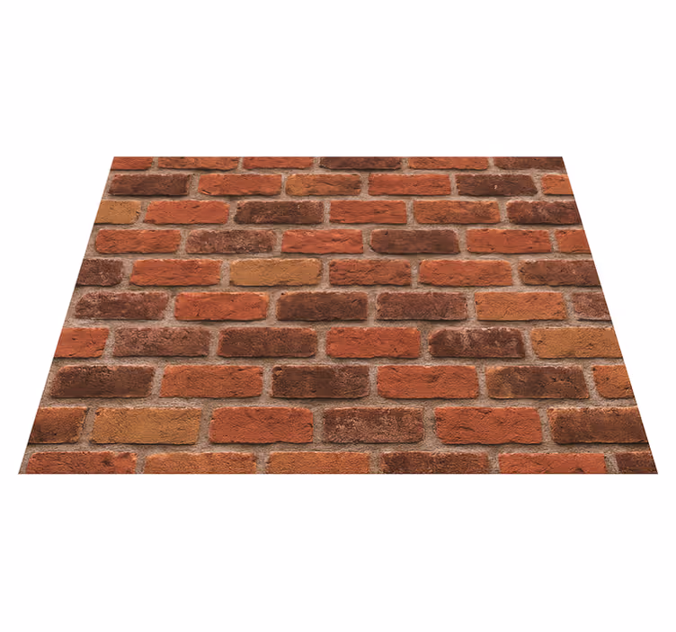 Vinylový koberec do ložnice rustikální cihlový kámen - TenStickers