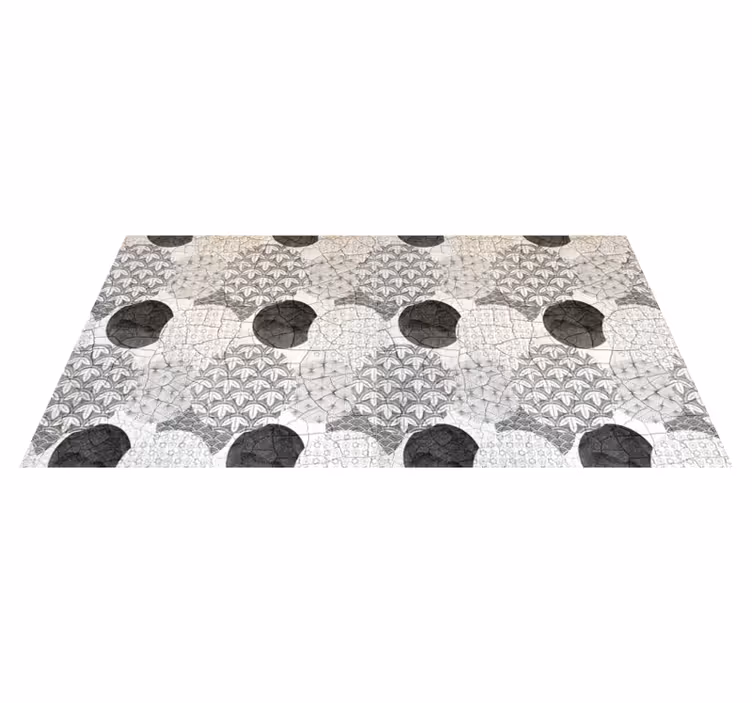 Geometrický vinylový koberec s orientálním vzorem - TenStickers