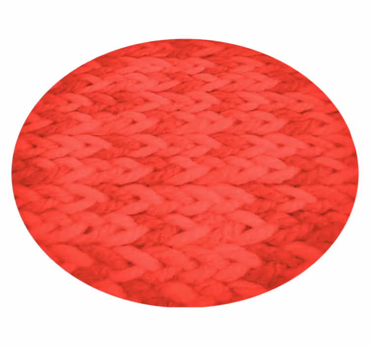 Geometrický vinylový koberec s kulatými texturami - TenStickers