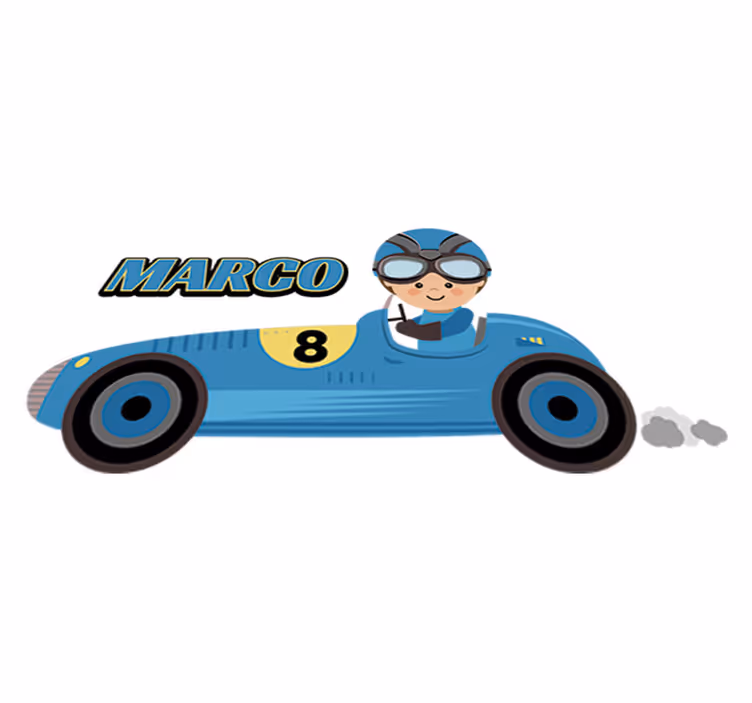 Vinylový koberec pro děti s formulí 1 - TenStickers