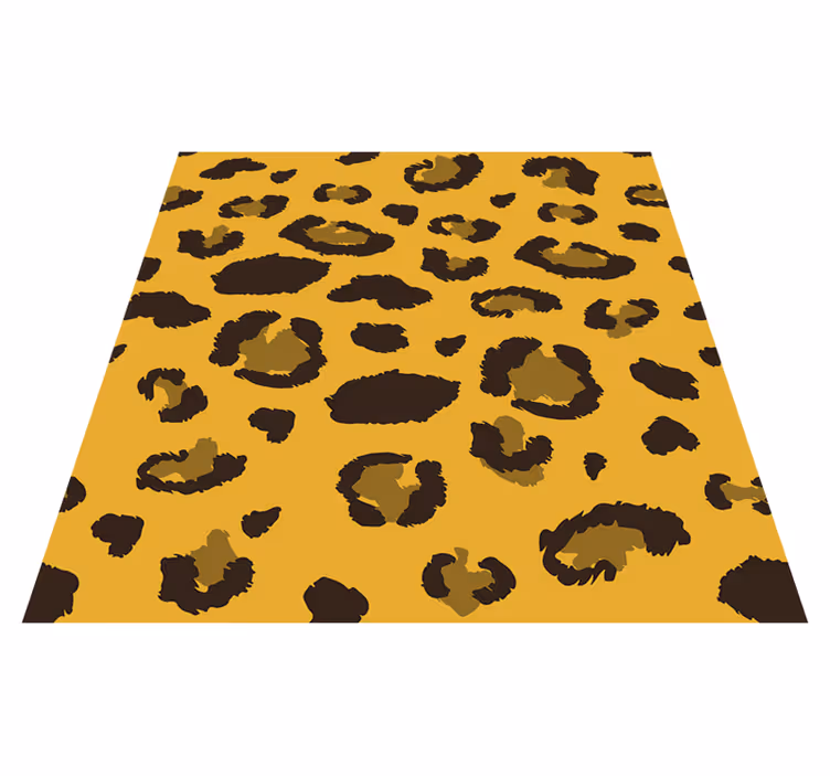 Vinylový koberec do ložnice s leopardím potiskem - TenStickers