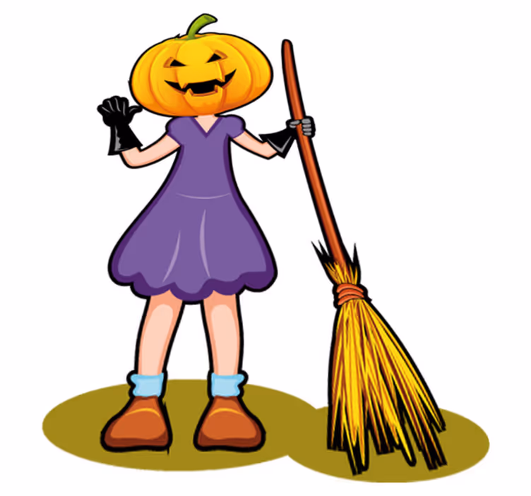 Vinylový koberec pro děti s halloweenskou ilustrací - TenStickers