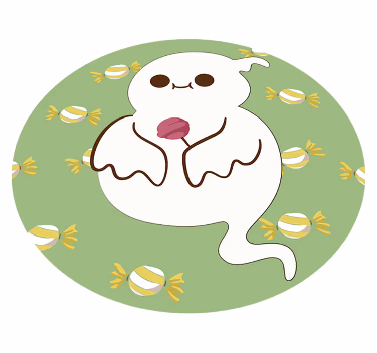 Vinylový koberec pro děti veselý duch - TenStickers
