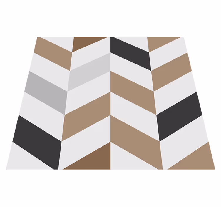 Vinylový studijní koberec barevné geometrické bloky - TenStickers