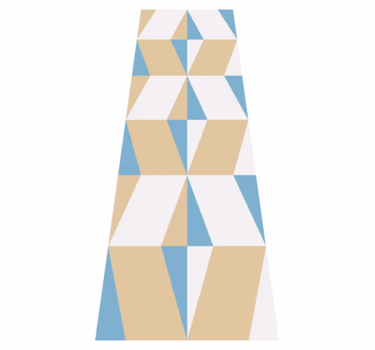 Vinylový studijní koberec s geometrickými tvary - TenStickers