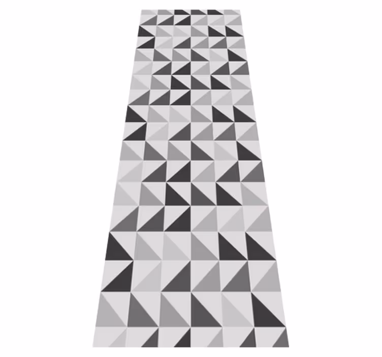 Vinylový studijní koberec geometrické trojúhelníky - TenStickers