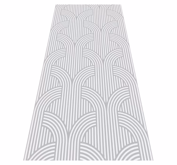 Vinylový koberec do ložnice moderní šedý minimalistický - TenStickers