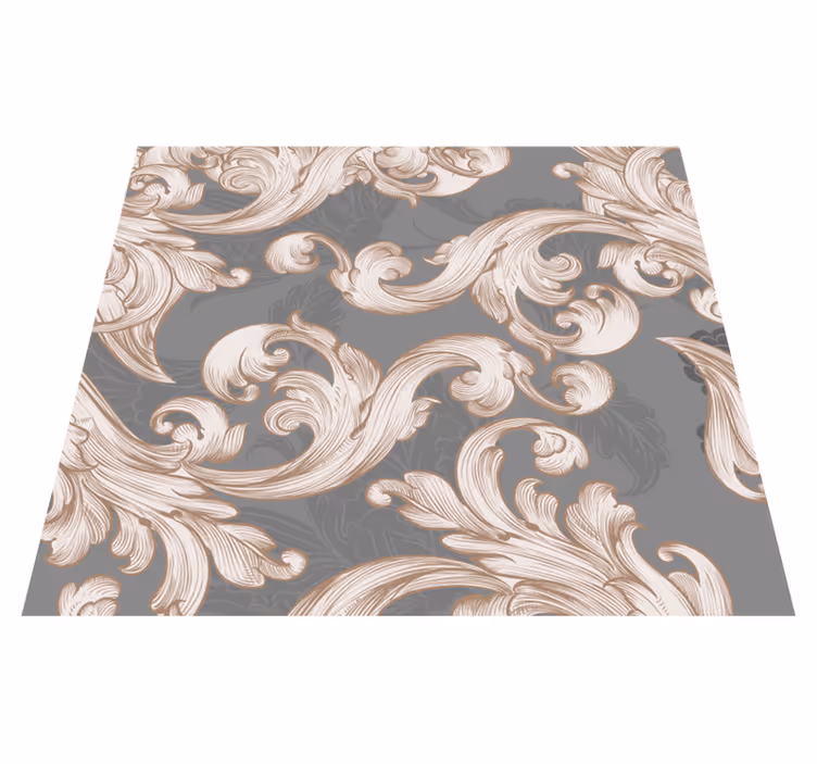 Vintage vinylový koberec - Šedá elegance - TenStickers