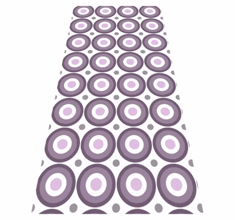 Vinylový koberec s texturou fialový styl 70. let - TenStickers