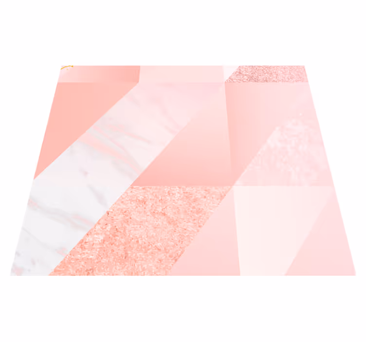 Vinylový koberec s texturou růžový mramor - TenStickers