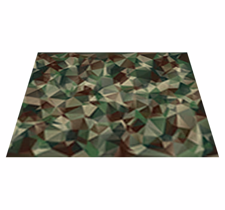 Vinylový koberec s texturou v camo designu - TenStickers