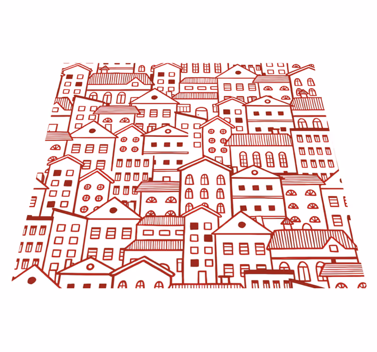 Vinylový koberec s texturou moderní městský komiksový efekt - TenStickers