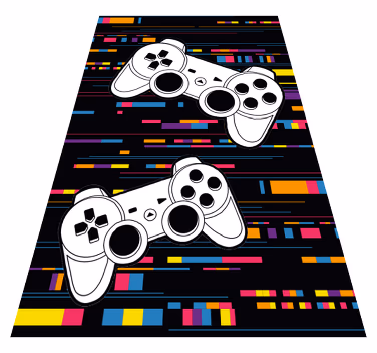 Vinylová hrací podložka s multicolor ovládáním - TenStickers