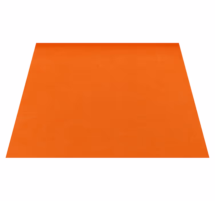 Oranžový vinylový koberec v teplém odstínu - TenStickers