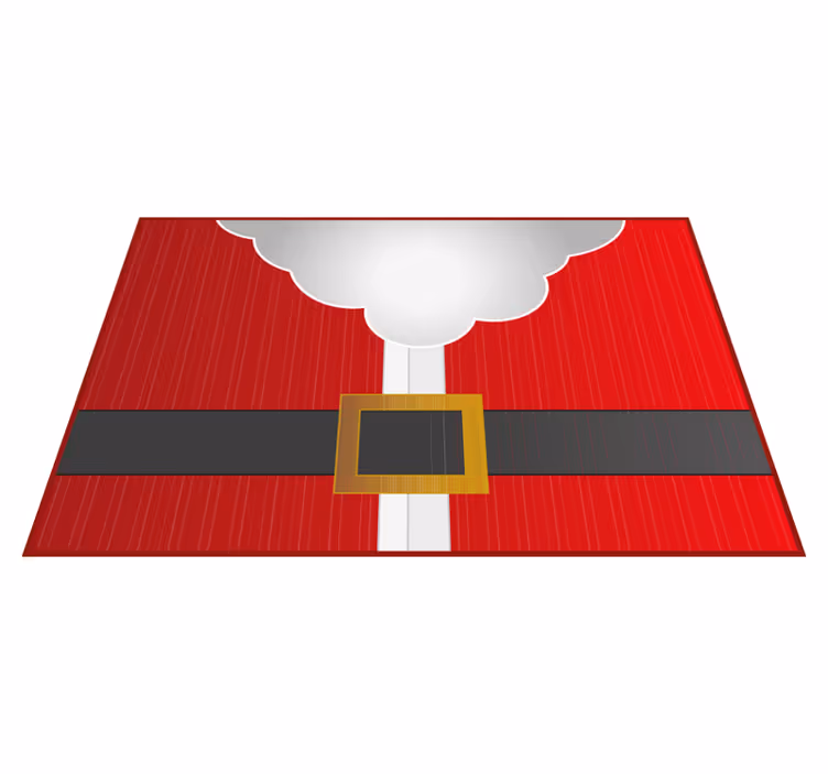 Červený vinylový koberec pro oblečení santa clause - TenStickers