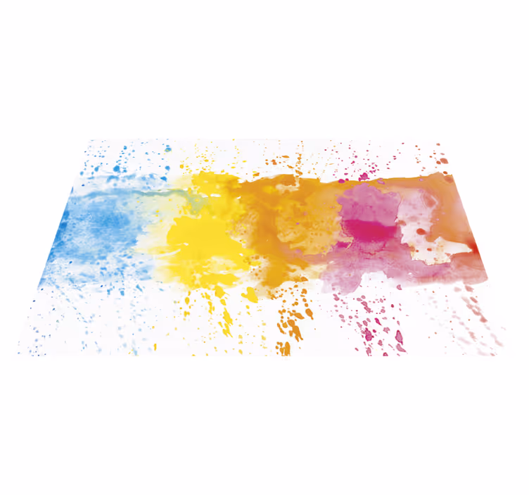 Akvarel splash moderní vinyl koberec - TenStickers