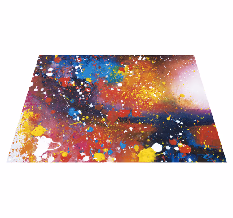 Vinyl koberec moderní abstraktní malba - TenStickers
