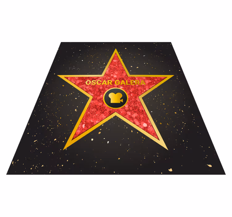 Přizpůsobitelný hollywoodský hvězdný vinylový koberec - TenStickers