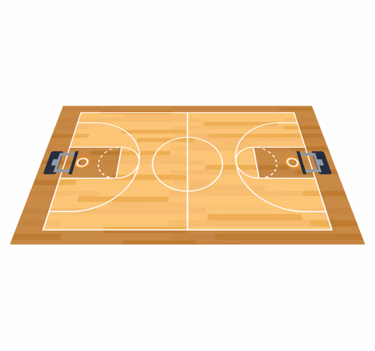 Vinylový koberec pro dospívající basketbal - TenStickers
