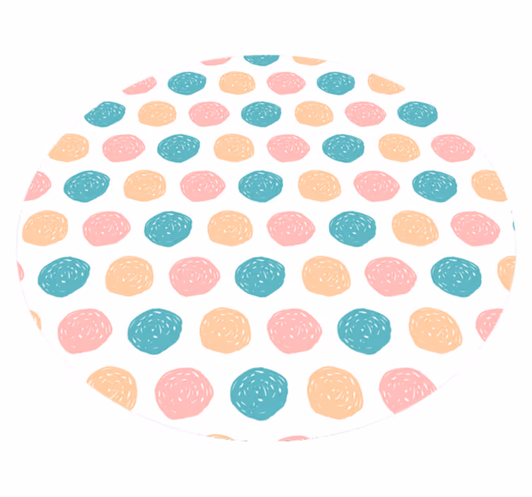 Minimalistické vinylové kobercové puntíky - TenStickers