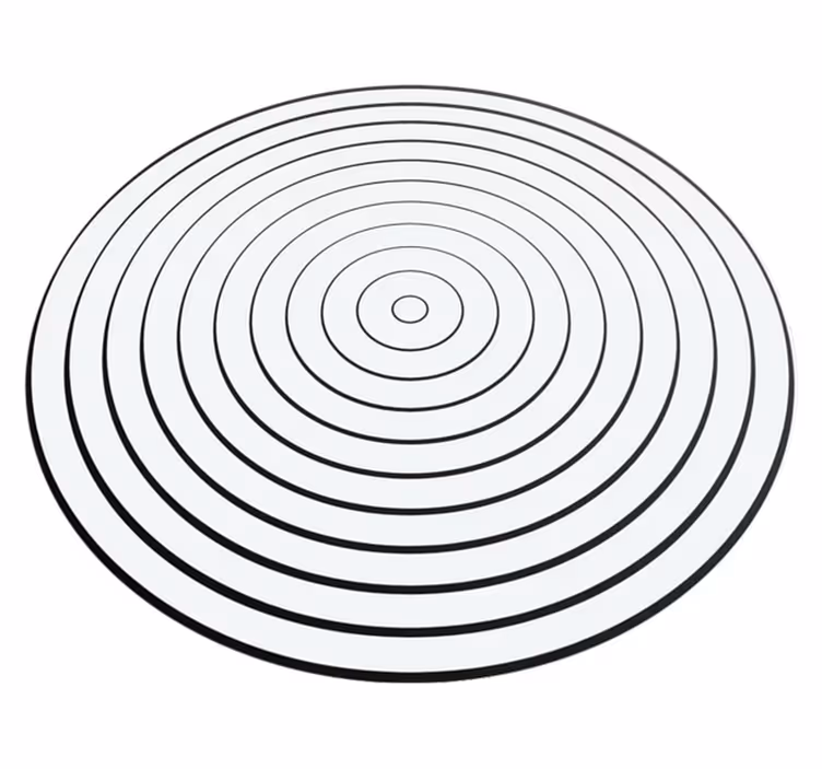Minimalistické vinylové koberce zvukové vlny - TenStickers