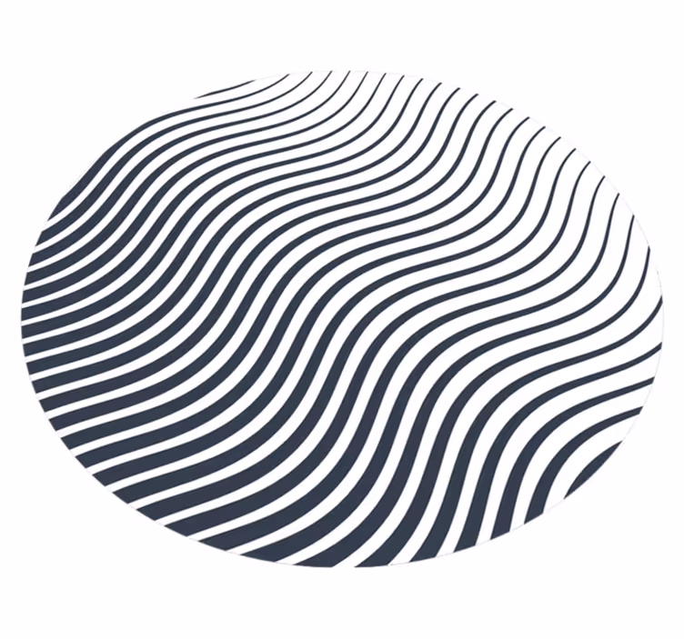Minimalistické vinylové koberce organických linek - TenStickers