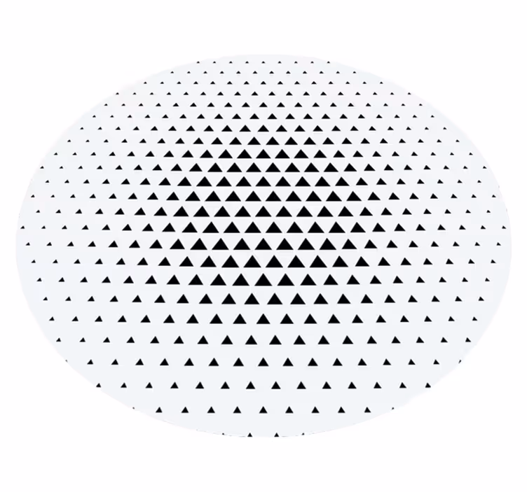 Minimalistický vinyl koberec s trojúhelníky - TenStickers