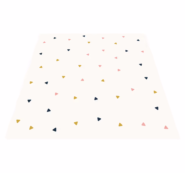 Minimalistické vinyl kobercové trojúhelníky - TenStickers