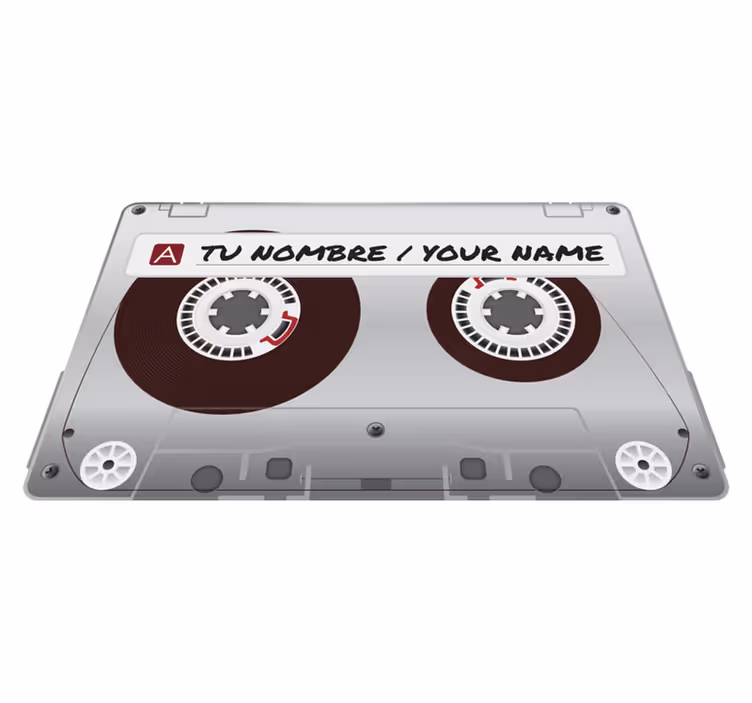 Koberec pvc rádio kazeta s názvem - TenStickers