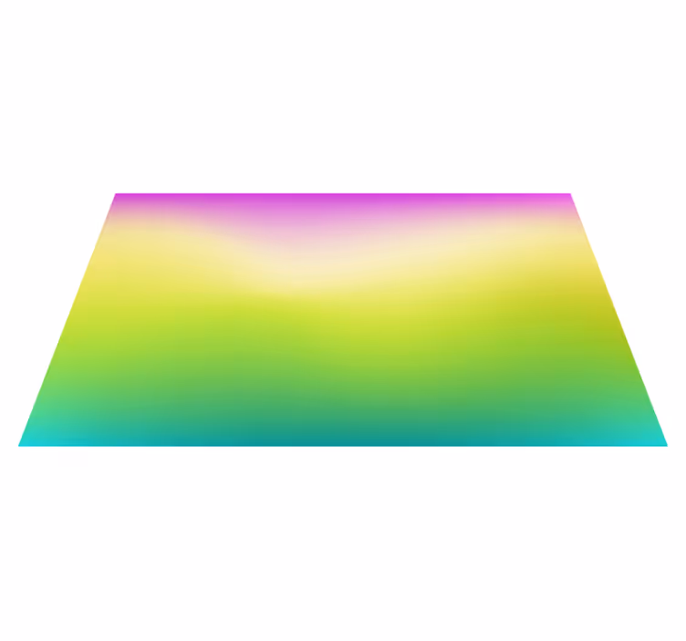 Nádherná fluorescenční moderní vinylová koberec - TenStickers