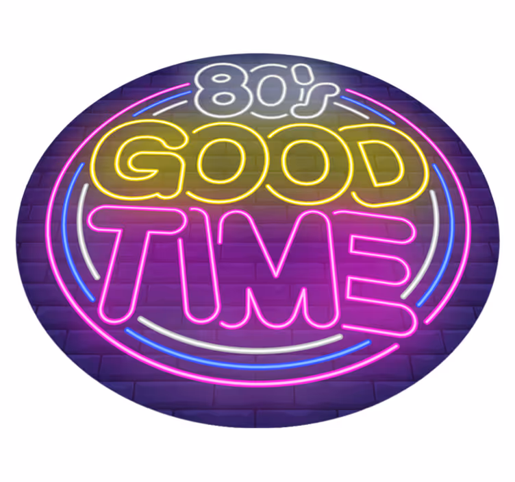 Vintage vinylový koberec - 80. Léta - TenStickers