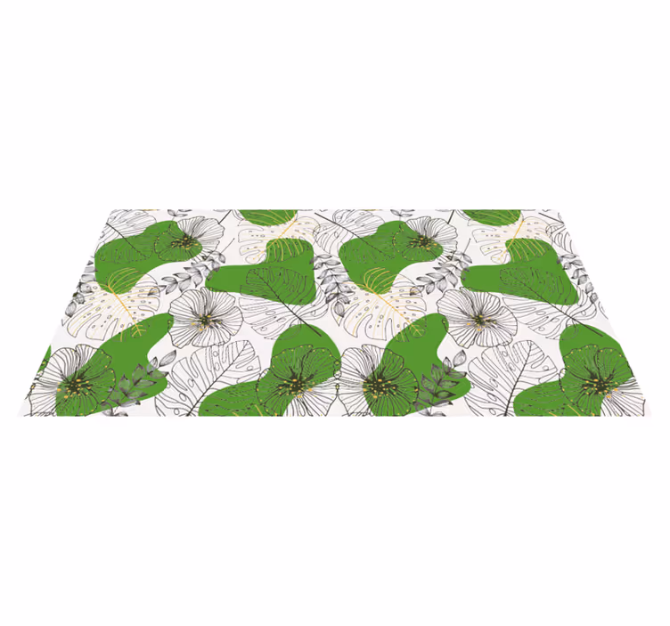 Monstera opustí obývací pokoj vinyl koberec - TenStickers