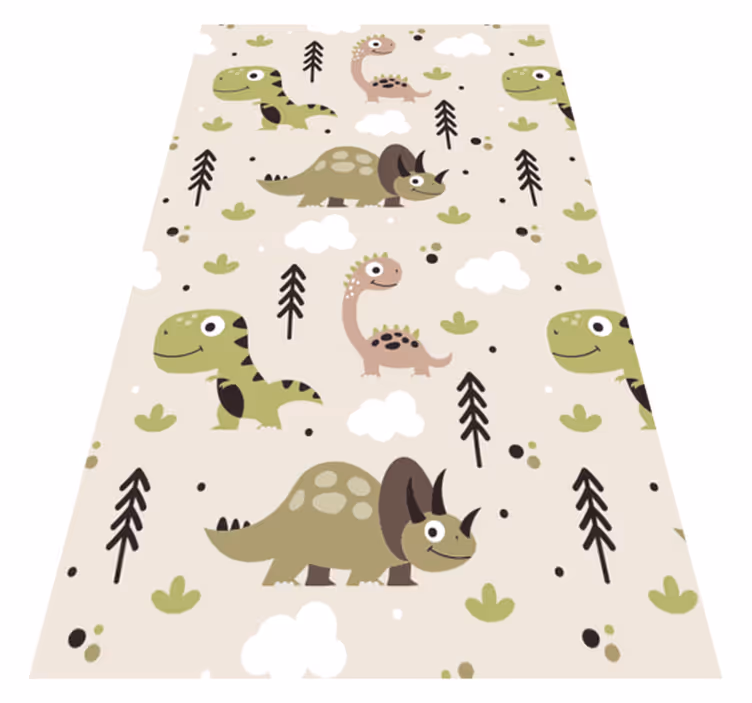 Vinyl koberec dinosaurů - TenStickers