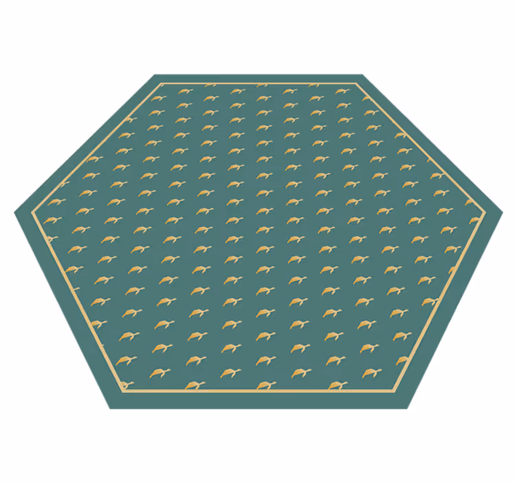 Geometrická želva zvíře vinyl koberec - TenStickers