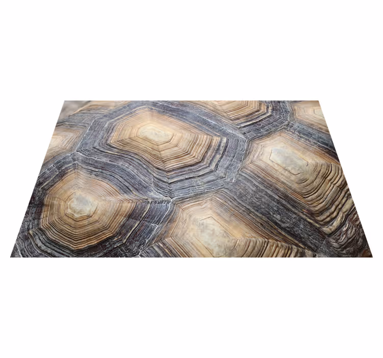 želva shell zvíře tisk vinyl koberec - TenStickers