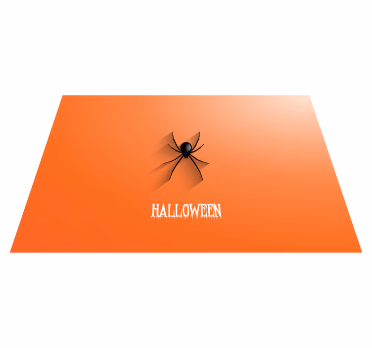 Halloweenský pavouk Vinylový koberec předvečer všech svatých - TenStickers