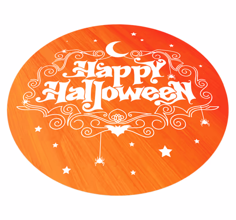šťastný halloween vstupní hala vinyl koberec - TenStickers