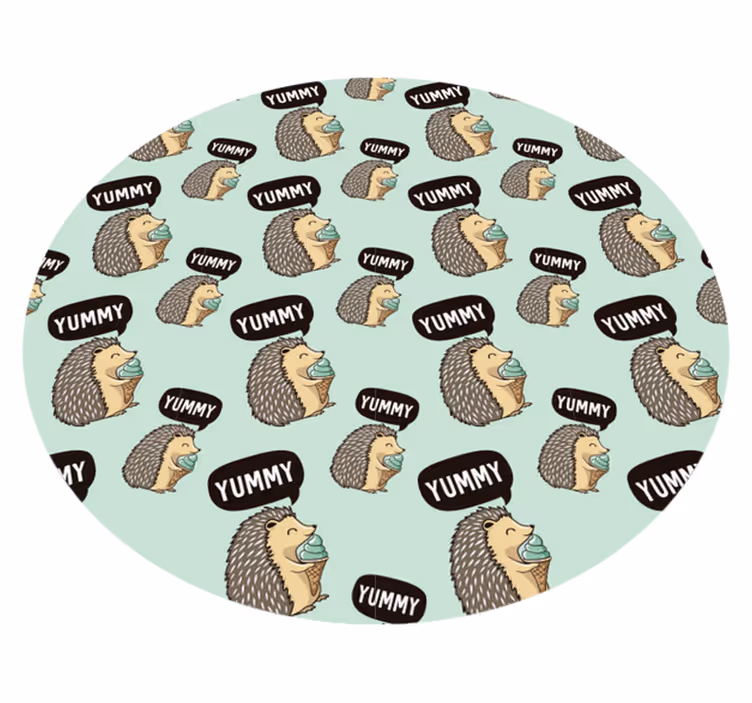 Ježčí radost Vinylový koberec pro děti - TenStickers